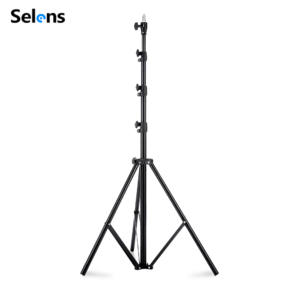 Photography Lighting For Products - Selens 2.2~3.95m Air-Cushion Light Stand Aluminum