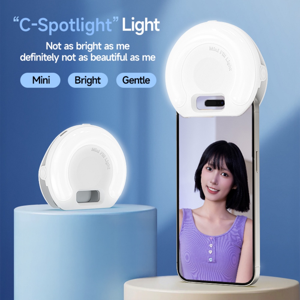 Photography Lighting Ring - D7 Portable Macaron Color Cell Phone