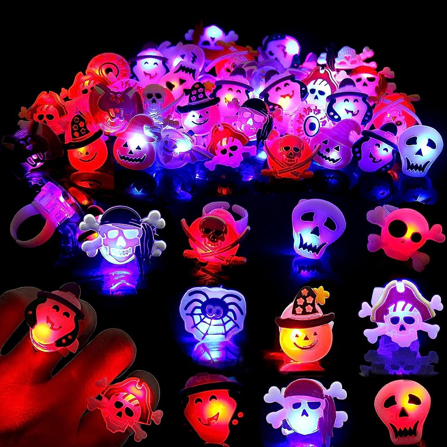 Halloween Light Up Rings for K - Led Ring Light 18 ulasan dan harga