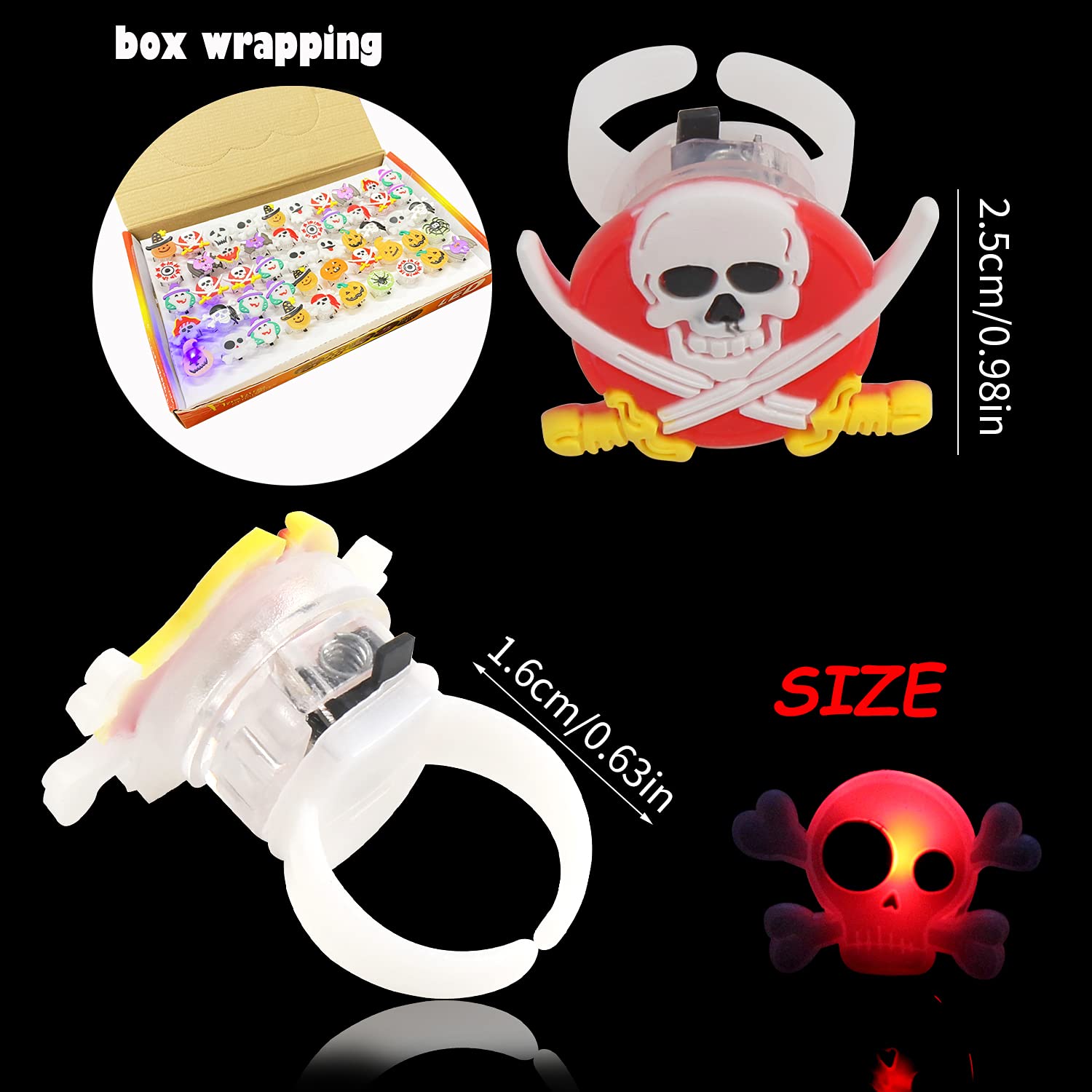 Halloween Light Up Rings for K - Led Ring Light 18 ulasan dan harga