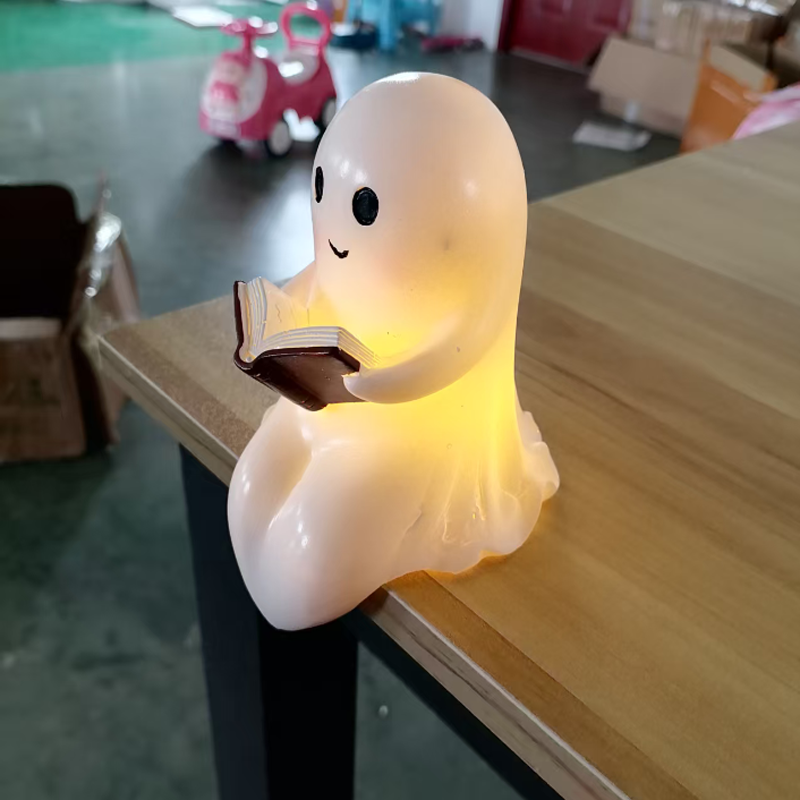 New Cute Ghost Reading Book La - Photography Lighting Book ulasan dan harga