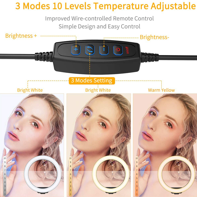 6/10/12 Inch LED Selfie Ring L - Photography Lighting Tool ulasan dan harga
