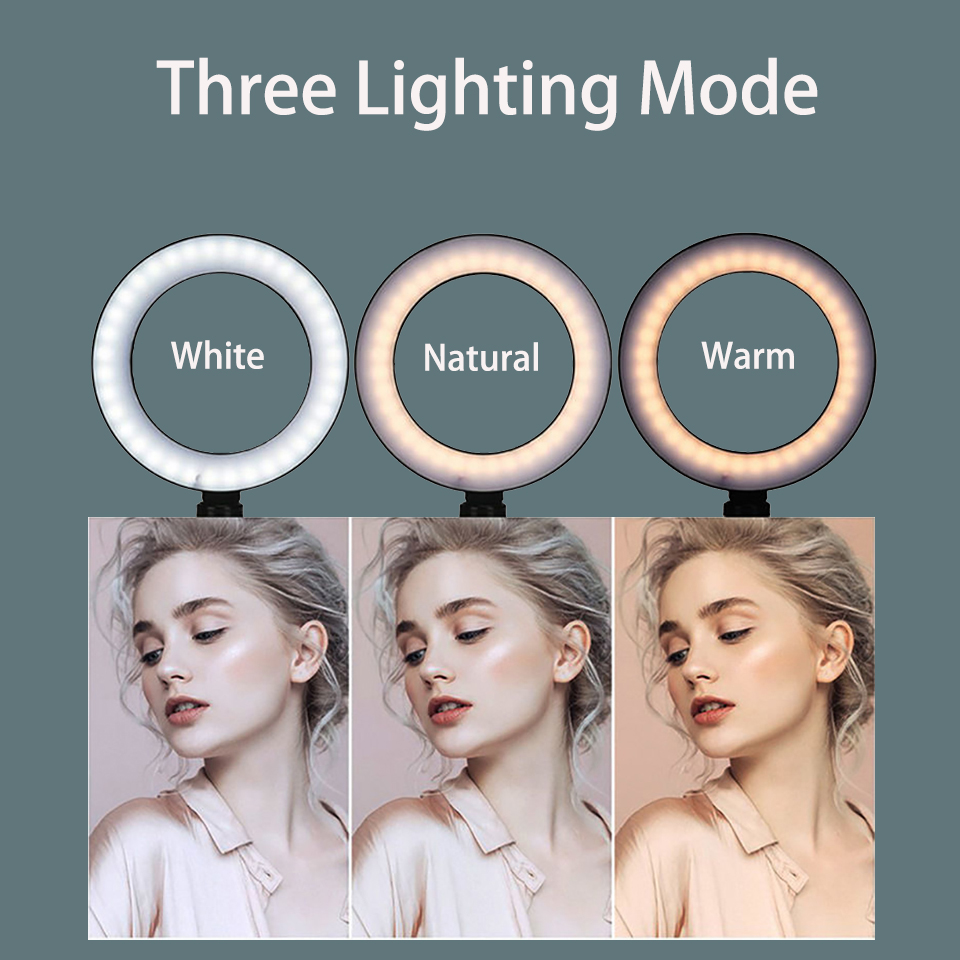 6inch Ring Light with Tripod L - Photography Lighting With Umbrella ulasan dan harga