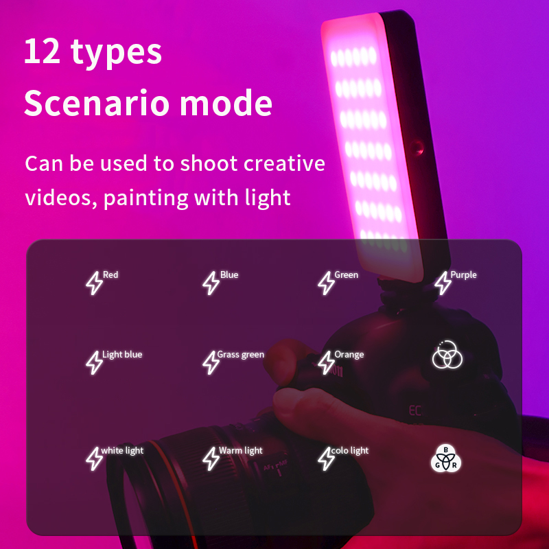 RGB Video Light Portable LED C - Photography Lighting With Umbrella ulasan dan harga