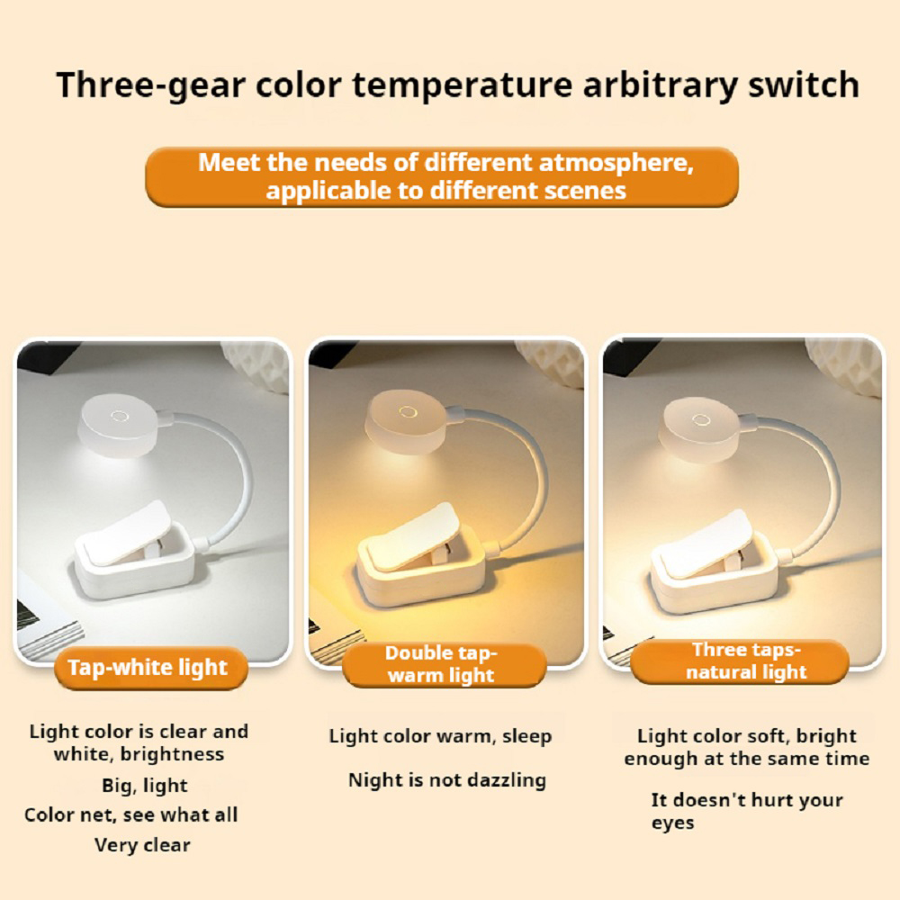 Mini Clip Book Lamp LED Table  - Photography Lighting Book ulasan dan harga