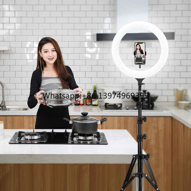 18-Inch LED Selfie Fill Ring M - Led Ring Light 18 ulasan dan harga