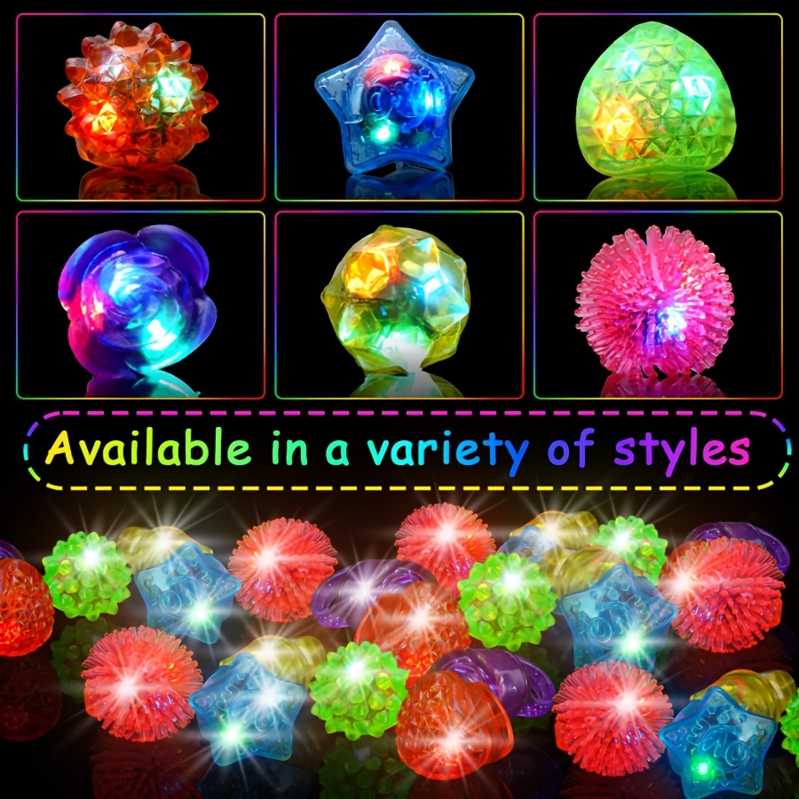 10Pcs LED Light Up Jelly Rings - Led Ring Light 18 ulasan dan harga
