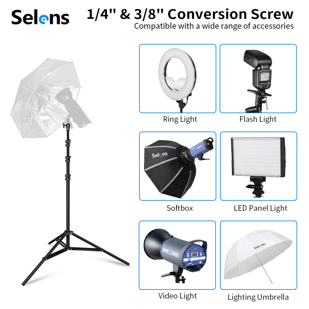 Selens 2.2~3.95m Air-Cushion L - Photography Lighting For Products ulasan dan harga