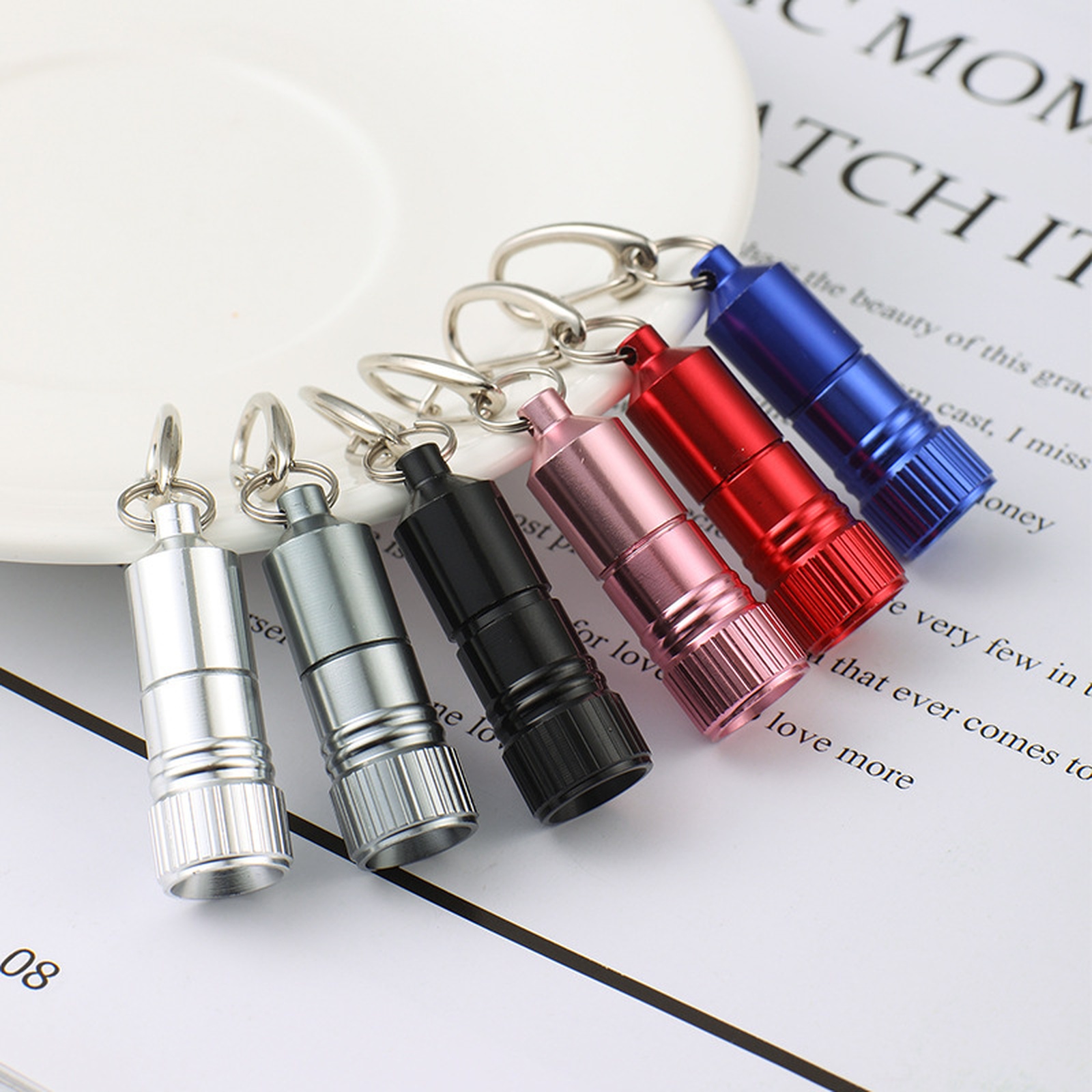  Mini Flashlight Keychain Rin - Led Ring Light 18 ulasan dan harga