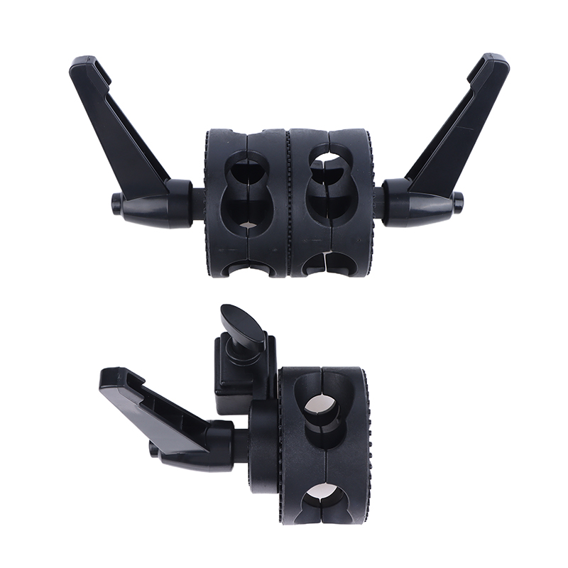 1Pc ABS Swivel Single/Double H - Reflector Arm Clamp ulasan dan harga