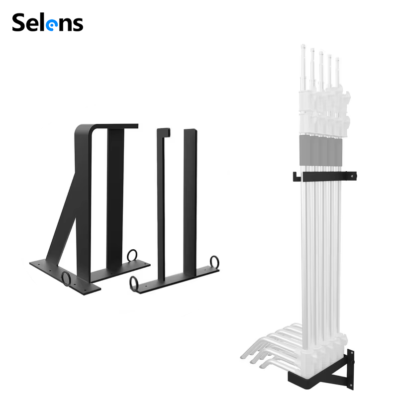 Selens Wall Mount C-Stand Stor - Photography Lighting Wall ulasan dan harga