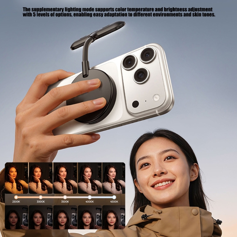 Portable ABS LED Phone Lamp Bo - Photography Lighting Book ulasan dan harga