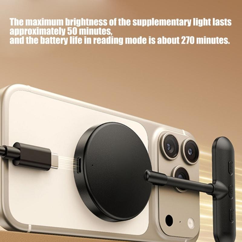 Portable ABS LED Phone Lamp Bo - Photography Lighting Book ulasan dan harga