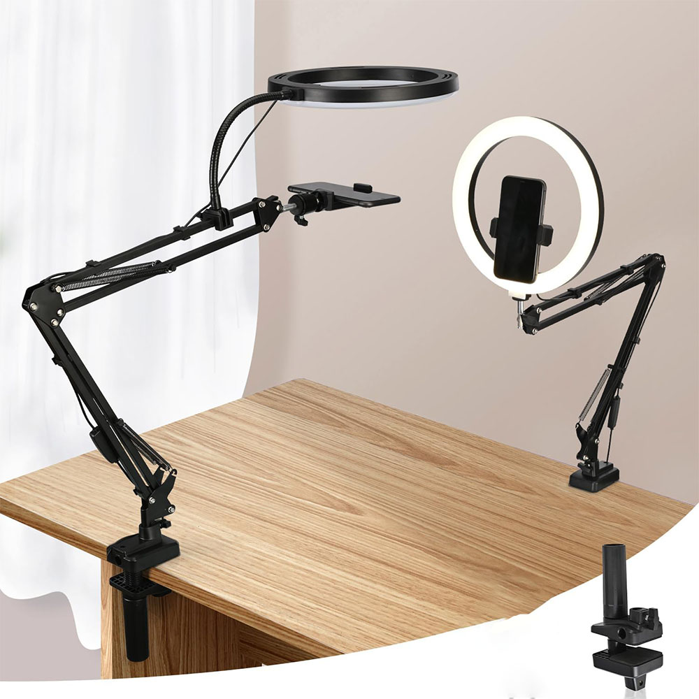 Ring Light with Stand and Phon - Photography Lighting With Umbrella ulasan dan harga