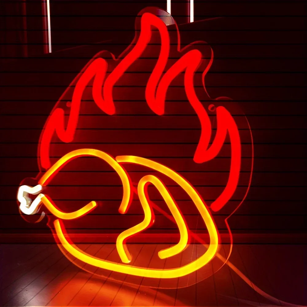 Roasted Chicken Neon Light Sig - Photography Lighting For Food ulasan dan harga