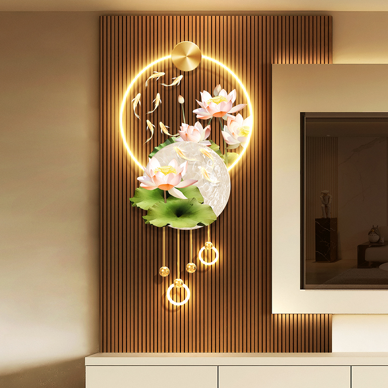 Home Decoration Koi Fish Entra - Photography Lighting Wall ulasan dan harga