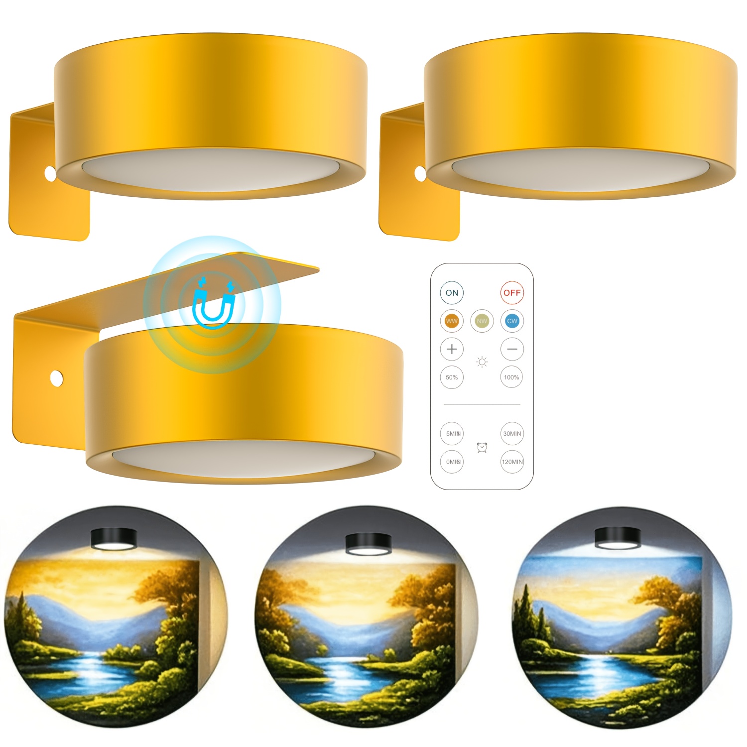 Magnetic LED Wall Light Night  - Photography Lighting Wall ulasan dan harga