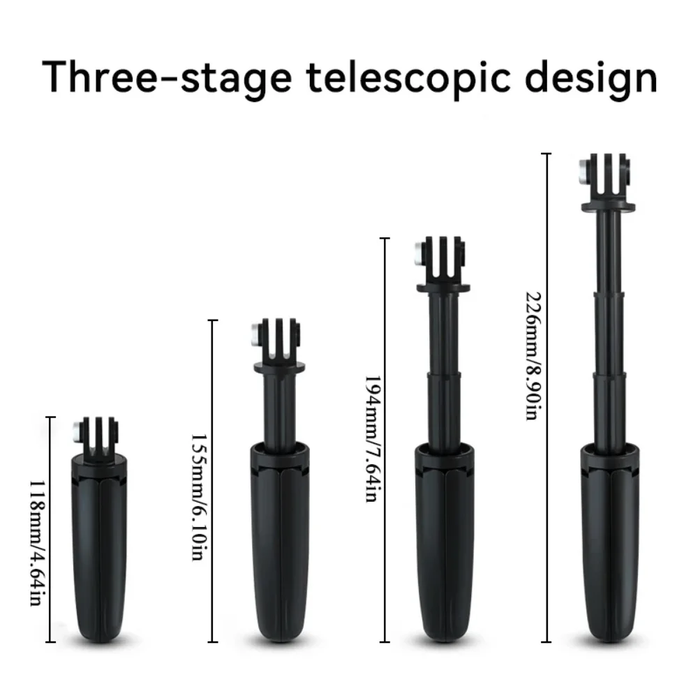 Mini Extendable Tripod Foldabl - Gopro Action Camera Hero 12 Black ulasan dan harga
