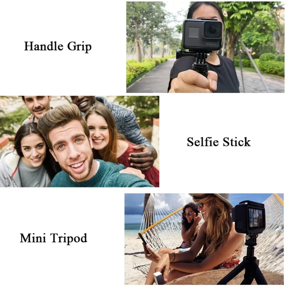 Mini Extendable Tripod Foldabl - Gopro Action Camera Hero 12 Black ulasan dan harga