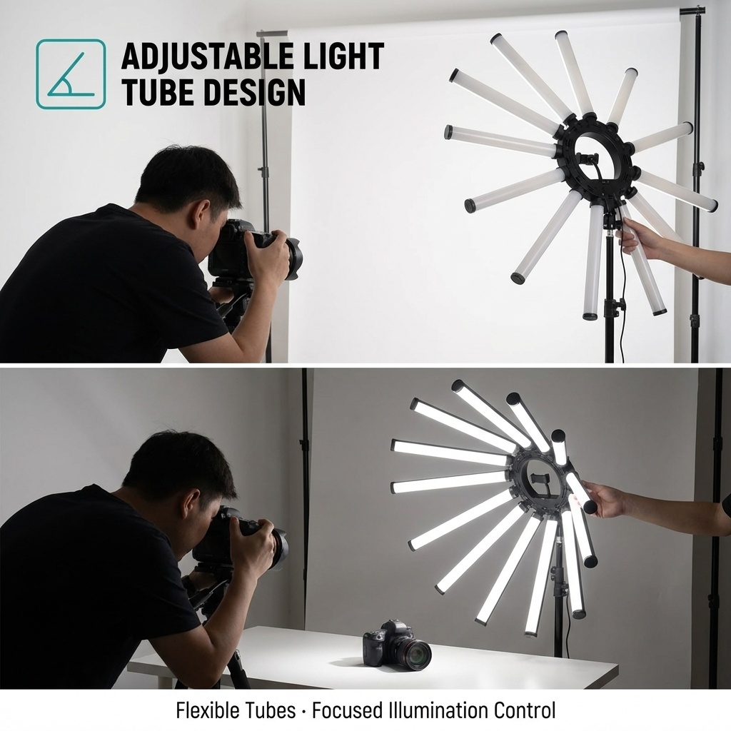 12 Arms Multi Tube Photography - Photography Lighting For Studio ulasan dan harga