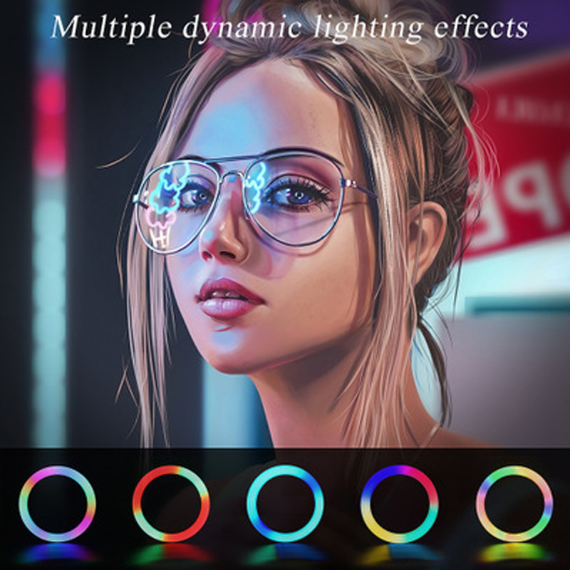 13inch RGB Led Selfie Ring Lig - Photography Lighting With Umbrella ulasan dan harga