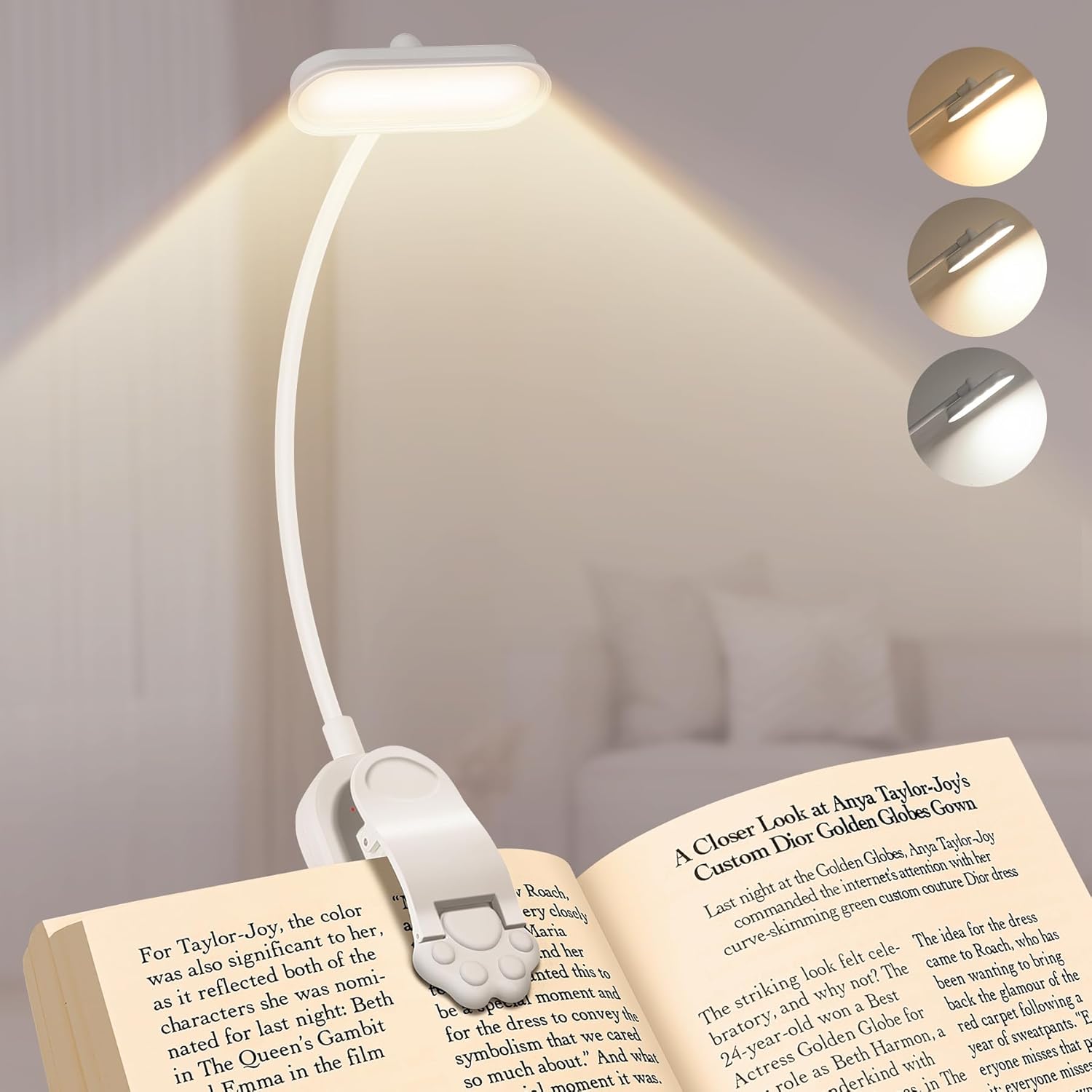 LED Book Light USB Rechargeabl - Photography Lighting Book ulasan dan harga