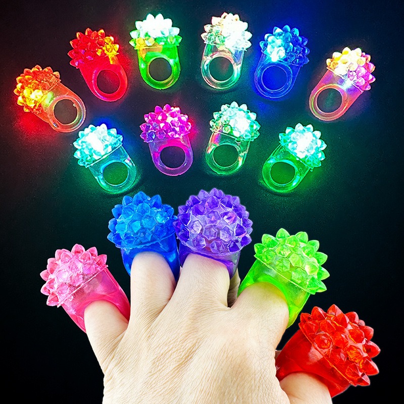 LED Light Up Ring Bumpy Rings  - Led Ring Light 18 ulasan dan harga