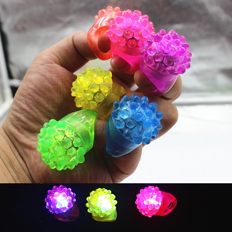 LED Light Up Ring Bumpy Rings  - Led Ring Light 18 ulasan dan harga