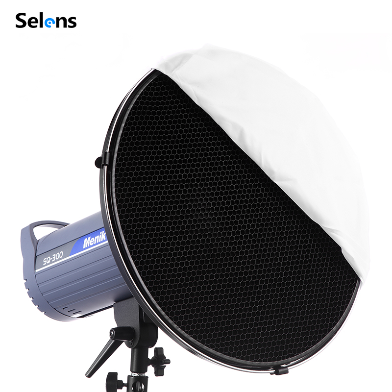 Selens 55cm Silver/White Inter - Photography Lighting Beauty Dish ulasan dan harga