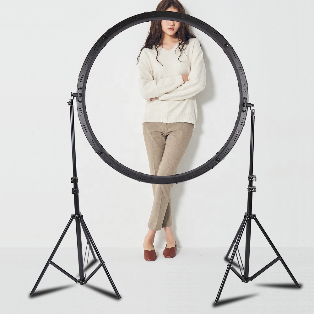 120W LED Ring Light Wire Contr - Photography Lighting For Studio ulasan dan harga