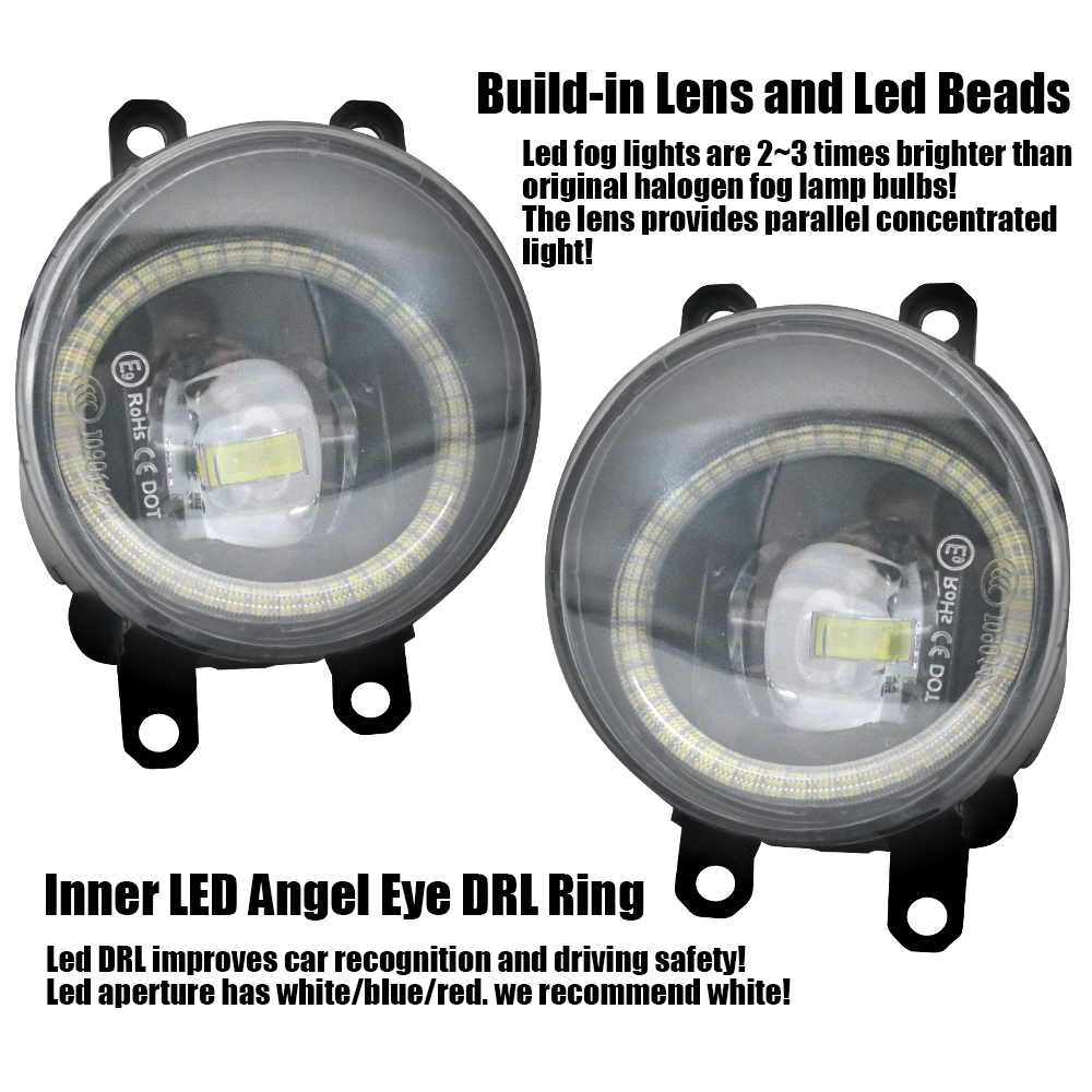 LED Fog Lamp PTF Lens for Peug - Led Ring Light 18 ulasan dan harga