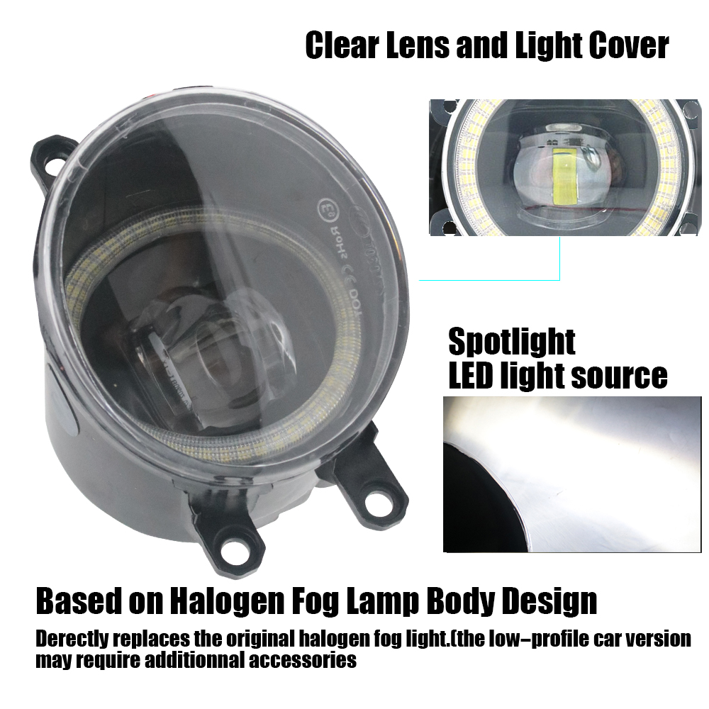 LED Fog Lamp PTF Lens for Peug - Led Ring Light 18 ulasan dan harga