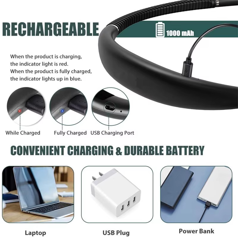 LED Reading Neck Lights USB Re - Photography Lighting Book ulasan dan harga
