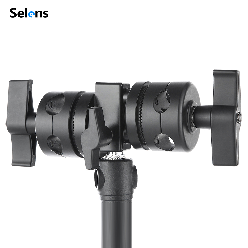 Selens 2-in-1 Swivel Grip Head - Reflector Arm Clamp ulasan dan harga