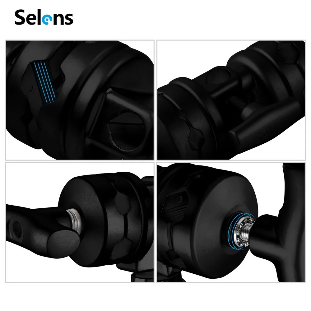 Selens 2-in-1 Swivel Grip Head - Reflector Arm Clamp ulasan dan harga